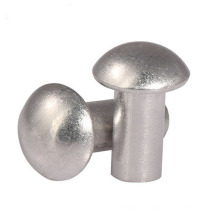 M8 carbon steel galvanized round head solid rivet DIN660